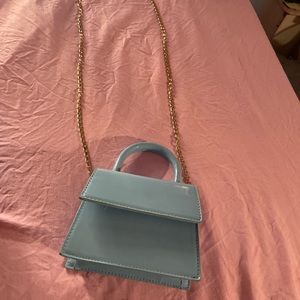 Small blue bag